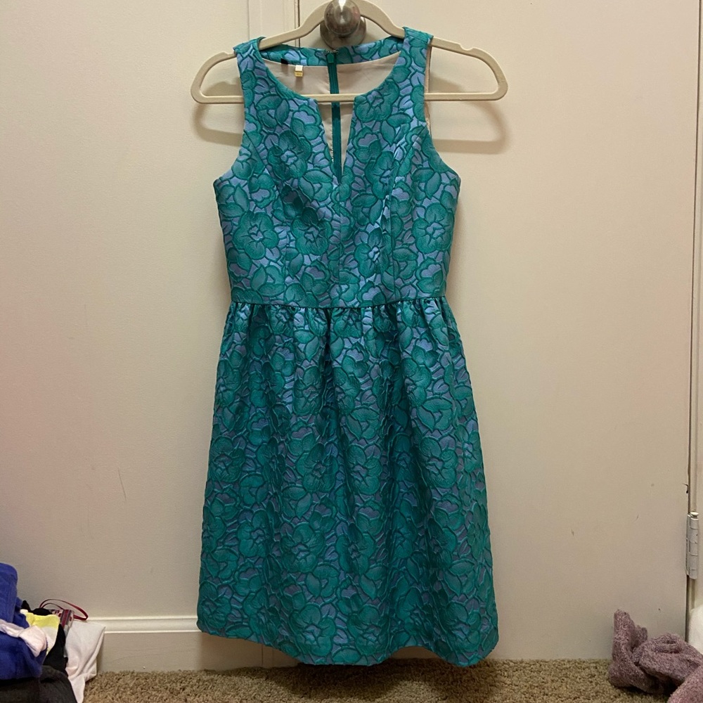 Blue and green flowers 4C (size 0)